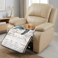 thumbnail image 3 of Kuiaobaty Wooden Turtle Print 1 Piece Reclining Seat Cushion Slipcover, Non Slip Waterproof Recliner Sofa Cover, Breathable Stain Resistant Furniture Protector for Living Room, 3 of 7