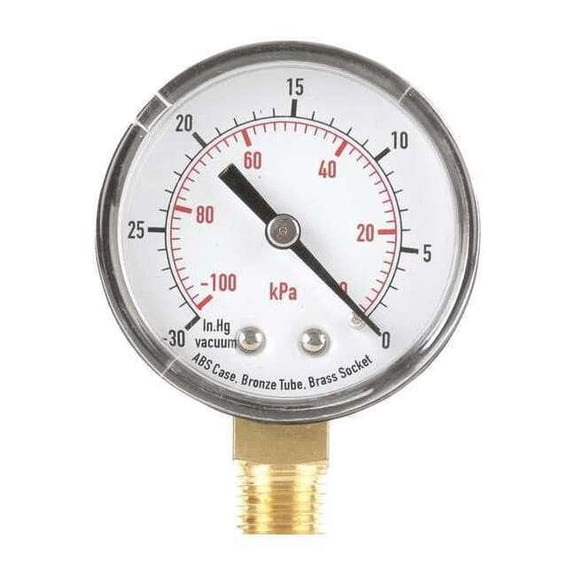 Manufacturer Varies Vacuum Gauge,Test,2 In 4FLT5