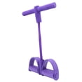 thumbnail image 1 of Yellow/ Purple Fitness Pull Rope, 2 Tube Foot Pedal Pull Rope, Stable And Safe Sit Up Training Rope For Indoor And Outdoor Fitness Training Fitness Equipment Purple, 1 of 8