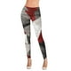 thumbnail image 3 of MKLEKYY Leggings de yoga para mujer, informales, con estampado floral, elásticos, de cintura alta, para yoga, correr, fitness diario, 3 of 4