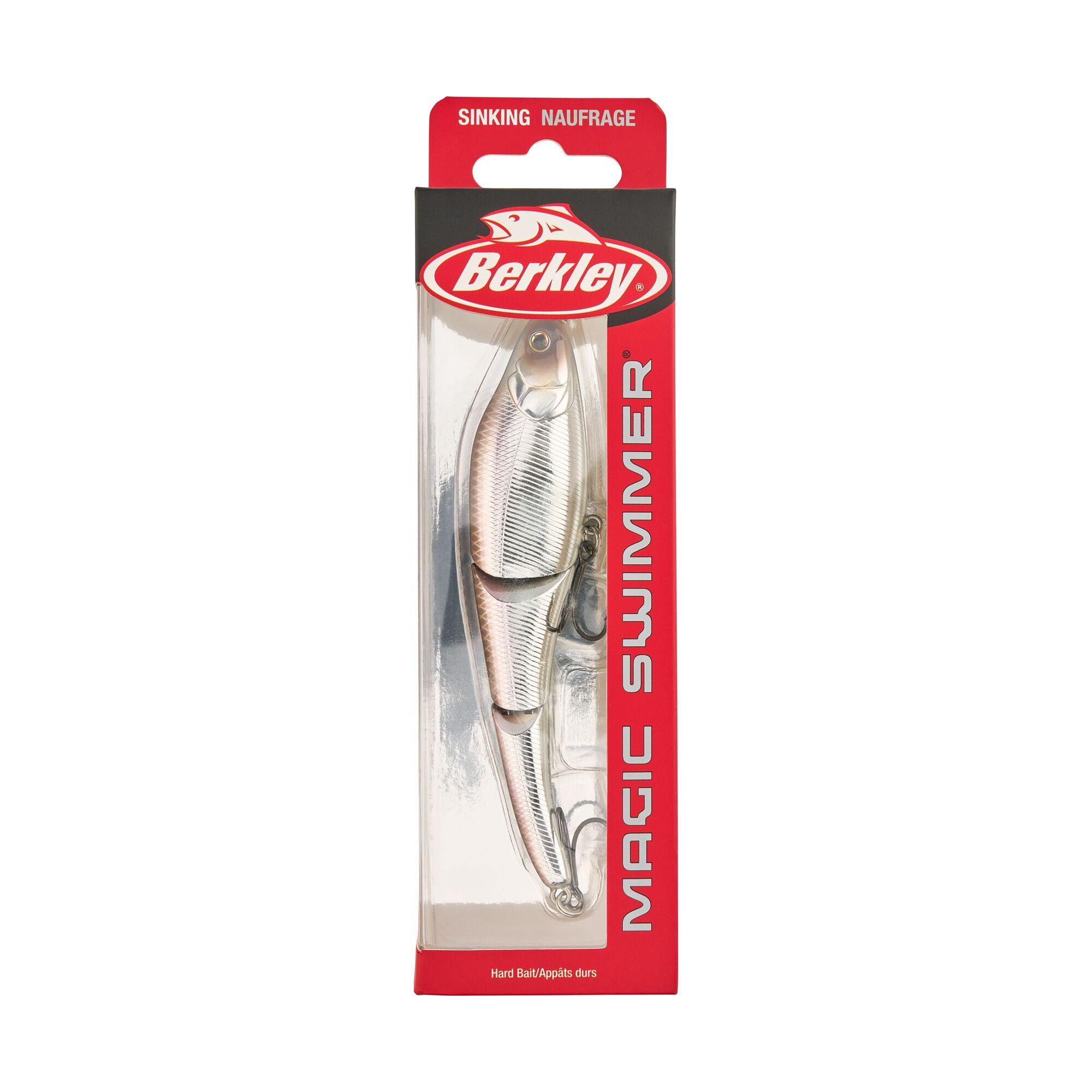 Berkley Magic Swimmer® Freshwater, 5 in, Swimbaits, Morning Dawn Chrome (1 Count)