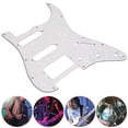 thumbnail image 3 of Strong Anti-interference Ability Durable And Long Service Life Guitar Pick Guard, Electric Guitar Pickguard, Easy To Install For Beginner Most Electric Guitars GSSH53 White Pearl, 3 of 8