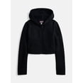 thumbnail image 6 of Weekend Academy Girls Fitted Zip Up Fleece Hoodie, Sizes 4-18, 6 of 6