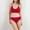 Red, variant on HUPOM Women'S Cotton Underwear Girls Panties Briefs Activewear Hook & Loop Banded Waist Pink XL