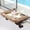 Dark Stained Wood with Brown Bed, variant on Zakkart Cat Perch for Window Sill with Bolster - Orthopedic Hammock Design with Premium Hardwood & Robust Metal Frame - Cat Window Seat for Large Cats and Kittens - Dark Stained Wood with Gray Bed