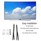 thumbnail image 4 of Correas Para Muebles Antivuelco, Correas De Seguridad Para TV A Prueba De Bebés, Longitud Ajustable, Resistentes Para Monitores De Computadora, 4 of 7