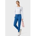 thumbnail image 5 of Pantalones deportivos SANTINY para mujer, ligeros, para correr, con cordón, entrenamiento, viajes, yoga, atletismo, pantalones de salón con bolsillos (Blue_S), 5 of 5