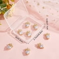 thumbnail image 7 of 8Pcs Brass Micro Pave Cubic Zirconia Pendants Cadmium Free & Lead Free Long-Lasting Plated Heart with Crown Clear Real 18K Gold Plated 19x14x6mm Hole: 2mm, 7 of 7