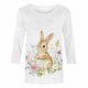 thumbnail image 2 of TaTaai Women's Pullover Blouse Round Neck 3/4 Sleeve Easter Print T-Shirt Casual Loose Fit Holiday Spring Festival Everyday Wear Gift, 2 of 5