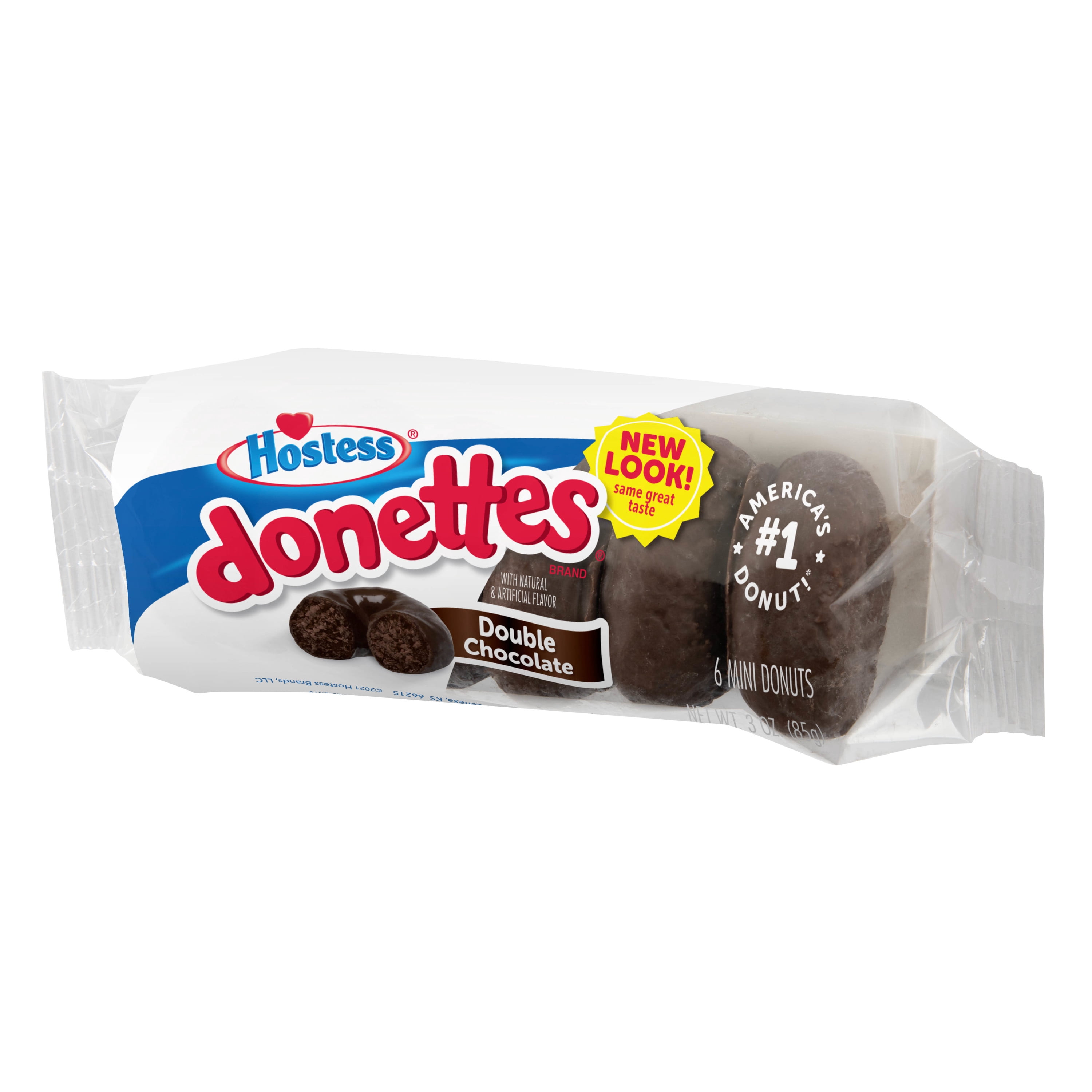 Hostess Double Chocolate Mini Donuts, 3 oz, 6 ct
