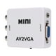 thumbnail image 5 of Mini adaptador compuesto AV a VGA TV Set Top Box Convertidor de audio y video - Blanco, 5 of 10