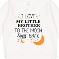 thumbnail image 3 of Inktastic I Love My Little Brother to the Moon and Back Toddler Sweatshirt, 3 of 4