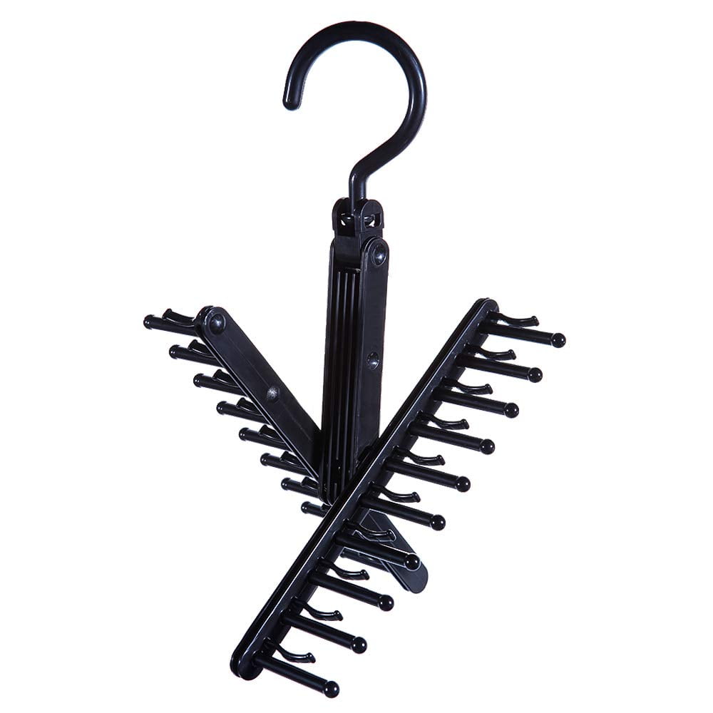 Tie Rack Scarf Hanger Organizer,Wardrobe Closet Car Camp Rustic