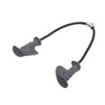 thumbnail image 2 of Accesorio para máquina de cable con cuerda de tracción retorcida perfecl para tríceps y bíceps Gris, 2 of 8