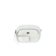 thumbnail image 3 of Madden NYC Women's Faux Shearling Camera Handbag with Charm Keychain, Cream, 3 of 7
