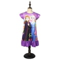 thumbnail image 1 of 2023 vestido de princesa de Disney ropa de verano para niñas ropa para niños Frozen 2 Anna Elsa pijamas para niños disfraz Casual 3 8 Y8T Gao Jinjia LED, 1 of 2