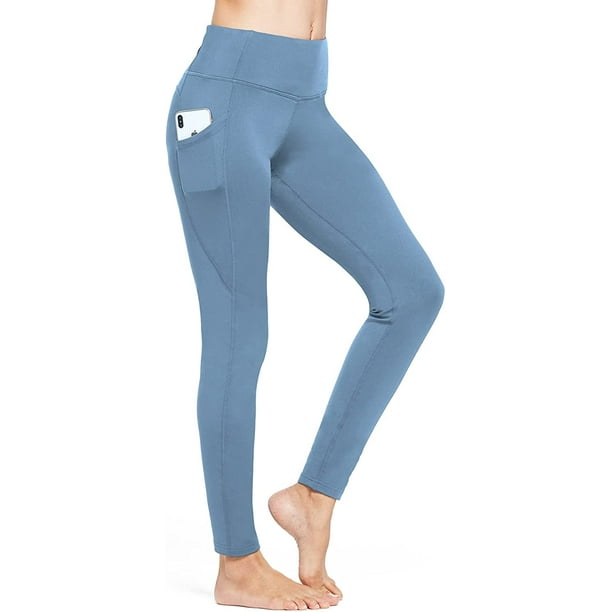 NEW Thermal Fleece Lined Leggings with Pockets for Women High