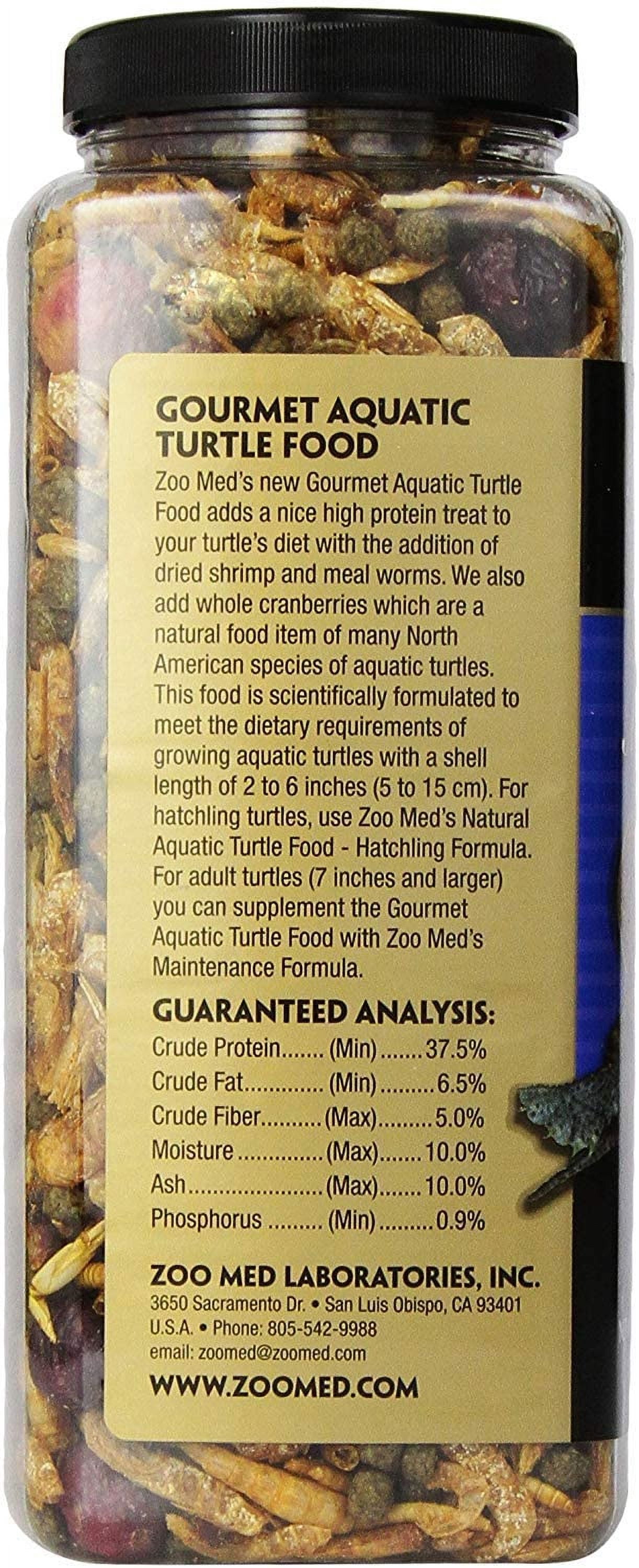 Zoo Med Gourmet Aquatic Turtle Food [Reptile Aquatic Turtle Food, Reptile Supplies] 12 oz