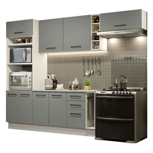 Cocina Integral Completa Modular Madesa Agata 290cm BG 07