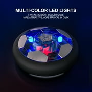 Carsky Rechargeable LED Hover Soccer Ball Toy with Colorful Lights, Air Power Football for Indoor/Outdoor Play, Soft Foam Bumper, Floating Sports Game Gift Toys for Kids 3 4 5 6+