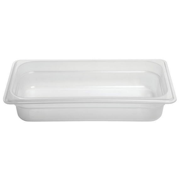 Cambro 1/3 Size Translucent Polypropylene Food Pan - 2 1/2" D