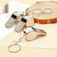 thumbnail image 3 of 20 Pcs Non-nuclear Whistle Party Favor Hiking Training Accessory Emergency Multifunction Metal, 3 of 6