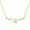 Gold-Plated, variant on Beaux Bijoux Celestial Star with Simulated Diamond CZ Side-Stones 16+2” Bar Necklace Sterling Silver Jewelry for Women or Teens