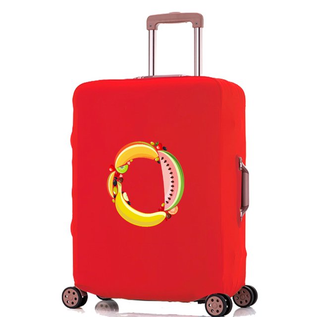 Travel Suitcase Cover Protector Reusable for Washable 18-32inch fruit Printed Pattern Series Travel Accessories 2024 8fruit O XL