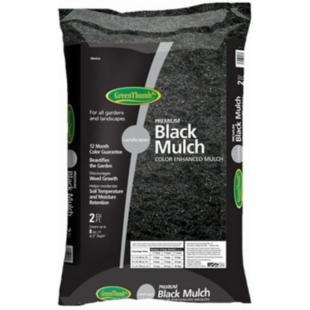 GT 2CUFT BLK Mulch (Best Black Mulch For Garden)