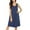 Peacock Blue, variant on Ekouaer Women's Nightgowns with Pocket Tank Sleeveless Sleep Shirt O Neck Nightshirt Pleated Nightdress Comfy Sleepwear