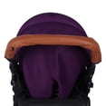 thumbnail image 6 of Washable Removable Soft Baby Stroller Armrest Grip Handle Cover Stroller AccessoriesBrown, 6 of 8