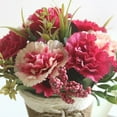 thumbnail image 3 of Yasu Potted Ornament Festival Decoration Fine Workmanship Unique Artificial Carnation Flower Plant Potted Ornament, 3 of 4