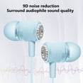 thumbnail image 1 of Hicess Wired Earbud Sensitive Fevers Sound Quality Universal 3.5mm In-ear Student Surround Gaming Earbud for Running, 1 of 8