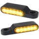 thumbnail image 1 of Eummy 2 Uds Manillar Señales de Giro LED Motorcycle LED Running Light Mini Parpadeos Indicadores Secuenciales Delanteros Impermeables Se Adapta a la Mayoría de las Motocicletas con Pernos de Espejo Retrovisor de 8mm, 1 of 9