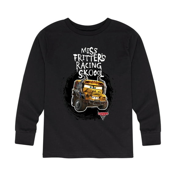 Disney's Cars - Miss Fritters School - Toddler And Youth Long Sleeve Graphic T-Shirt