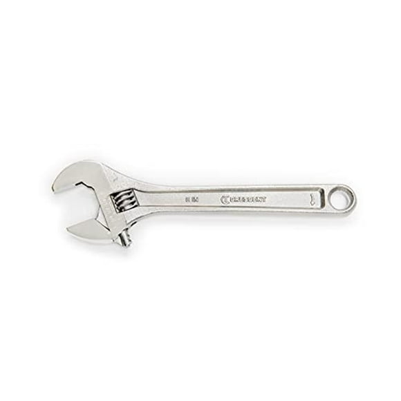 crescent 8" adjustable wrench - carded - ac28vs, chrome