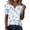 #0111-Multicolor, variant on Favoffer Women's Linen Button Down Tops V Neck Short Sleeve Loose Fit Casual Blouses Lightweight Shirts for Brunch Errands Beach Vacation Daily
