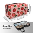 thumbnail image 4 of Goofa Tomatoes Printed Toiletry Bag with Handle,Large Capacity Travel Makeup Cosmetic Bag for Women, Carry on Airport Airline Compliant Bag, 4 of 9