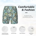 thumbnail image 6 of Picia Boho Dreamcatcher 1 pattern Mens Swim Trunks with Compression Liner Stretch Beach Shorts Quick Dry with Zipper Pockets No-Chafing Board Shorts-X-Large, 6 of 9