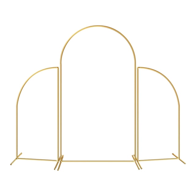 3 piezas de soporte de fondo de arco de boda, soporte de fondo de arco, marco de fondo arqueado multifuncional estable para decoración interior del Estilo C