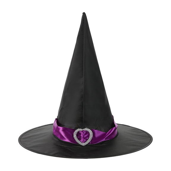 Wuxian Kids Halloween Sun Hats Lace Mesh Star Kids Witch Hat Girls Lace Witch's Hat For Kids Youth Decorations Cap