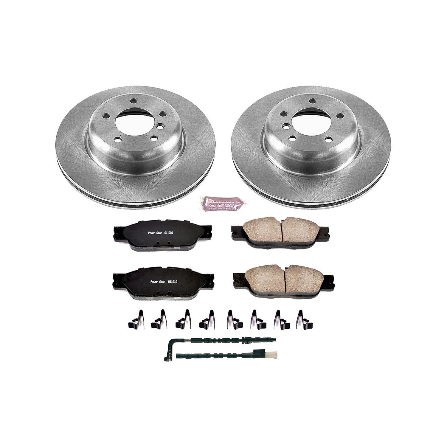 PowerStop Front Stock Replacement Brake Pad and Rotor Kit Fits: BMW Select Models KOE6578