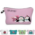 thumbnail image 1 of Neinkie Make-Up Cosmetic Tote Bag Carry Case, Portable Travel Makeup Case Pouch Toiletry Wash Organizer, 1 of 1