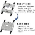 thumbnail image 3 of Bearing Separator or Gear Puller, Universal Bearing Extractor Tool or Pullers for Mechanics Heavy Duty Pilot Bearing Removal Tool Medium Bearing Pulle, 3 of 4