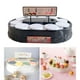 thumbnail image 3 of Expositor giratorio de acrílico Burnoparty para productos, soporte para conos de helado con forma de gofre Negro, 3 of 9