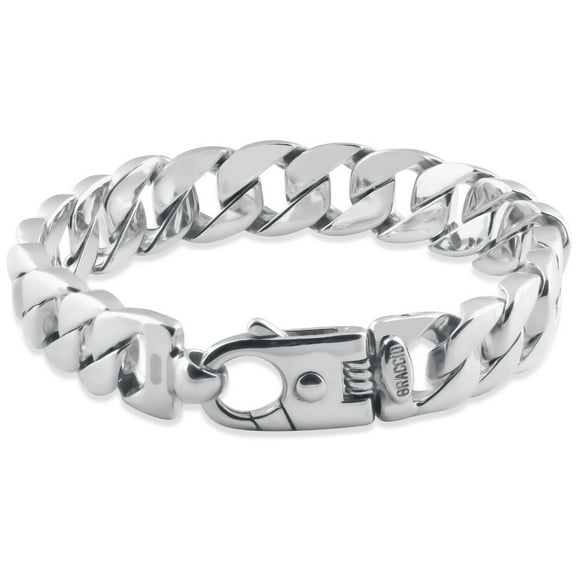 Pompeii Men's Link 14k Gold (84gram) or Platinum (135gram) 13mm Bracelet 9" (,)