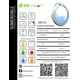 thumbnail image 4 of 1 Lámpara LED Sumergible Para Alberca de nicho o sobreponer ADS PL 80W 27CM Blanco Con Transformador, 4 of 5