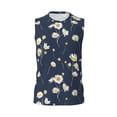 thumbnail image 6 of Picia Daisies Flowers mens Cotton Tank Undershirts , Moisture-wicking Ribbed Tanks, Lightweight Cotton Tank Undershirts-Medium, 6 of 8