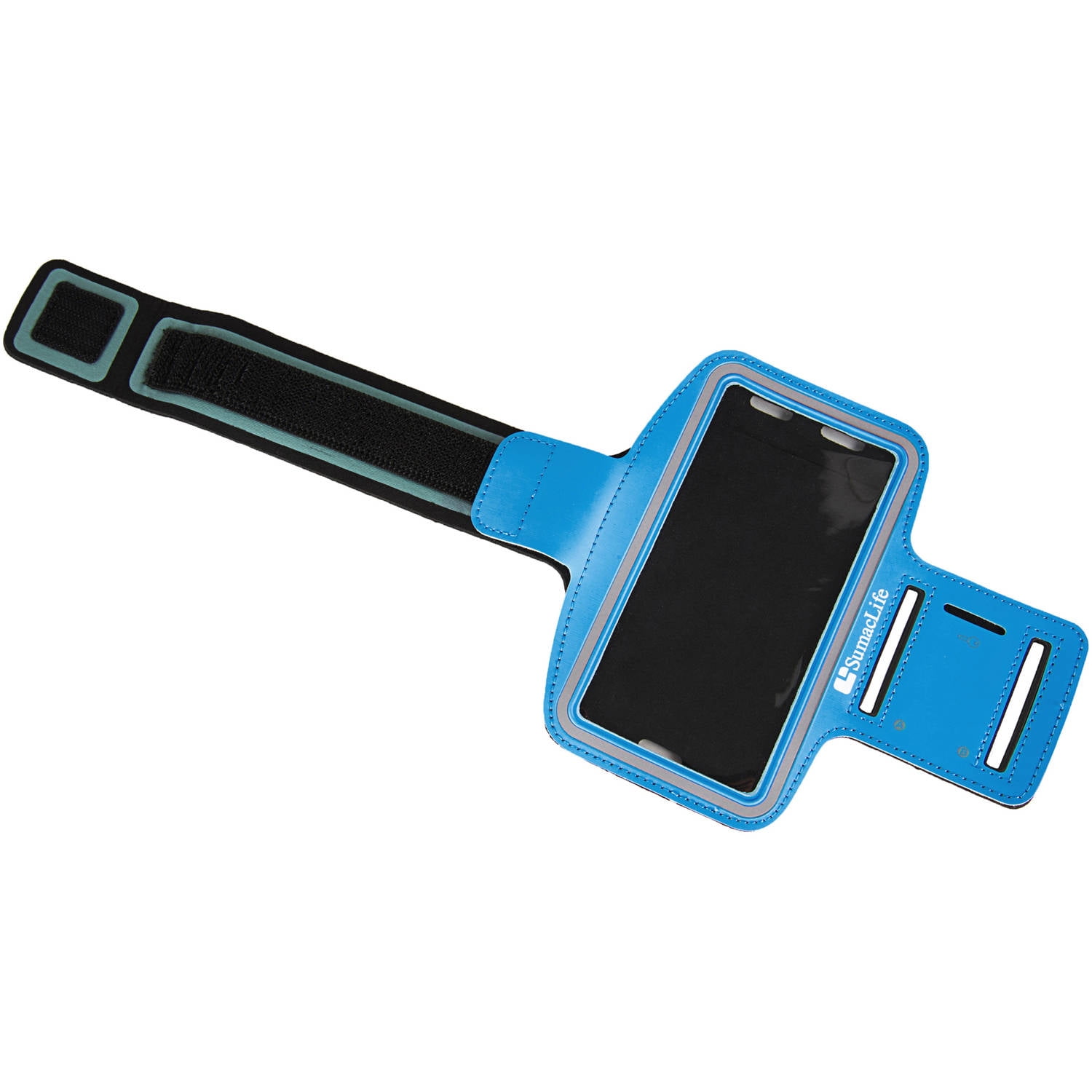 SumacLife Neoprene Adjustable Training Armband With Key Slot for small to medium built arms fits up to 4.25in x 2.25in Phone