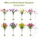 thumbnail image 2 of Flores artificiales Alupssuc, 48 paquetes de seda resistente a los rayos UV, 2 of 7